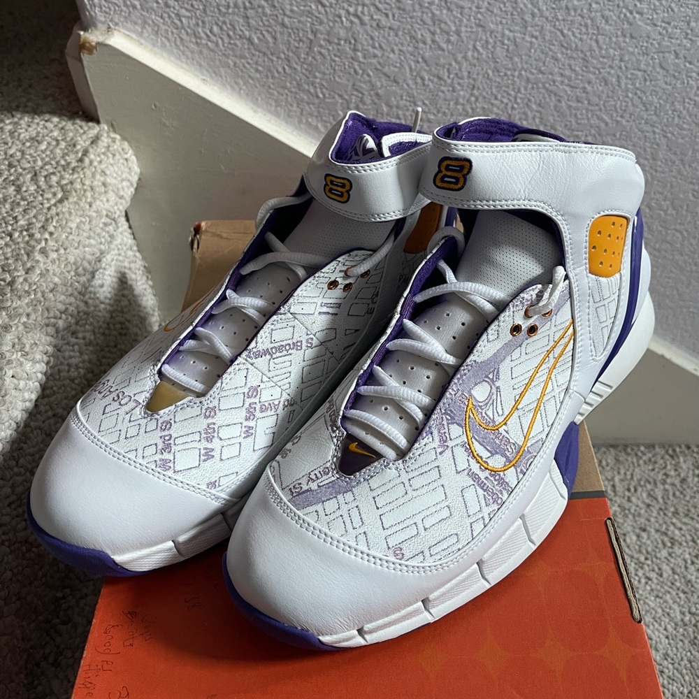 Nike Air Huarache 2k4 Kobe Laser Map Basketball Shoes